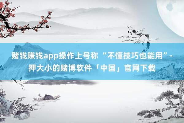 赌钱赚钱app操作上号称 “不懂技巧也能用”-押大小的赌博软件「中国」官网下载